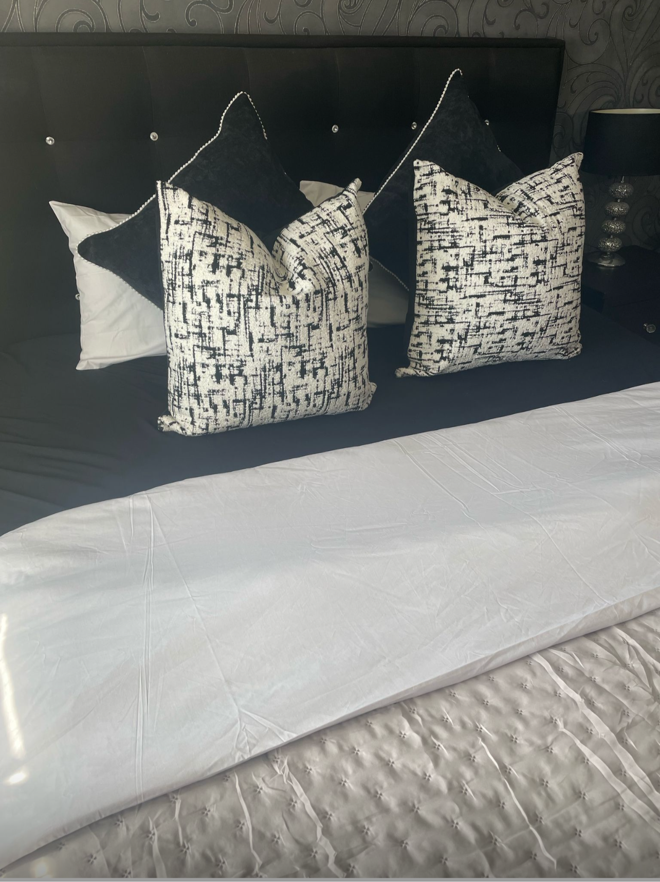 White duvet set super king