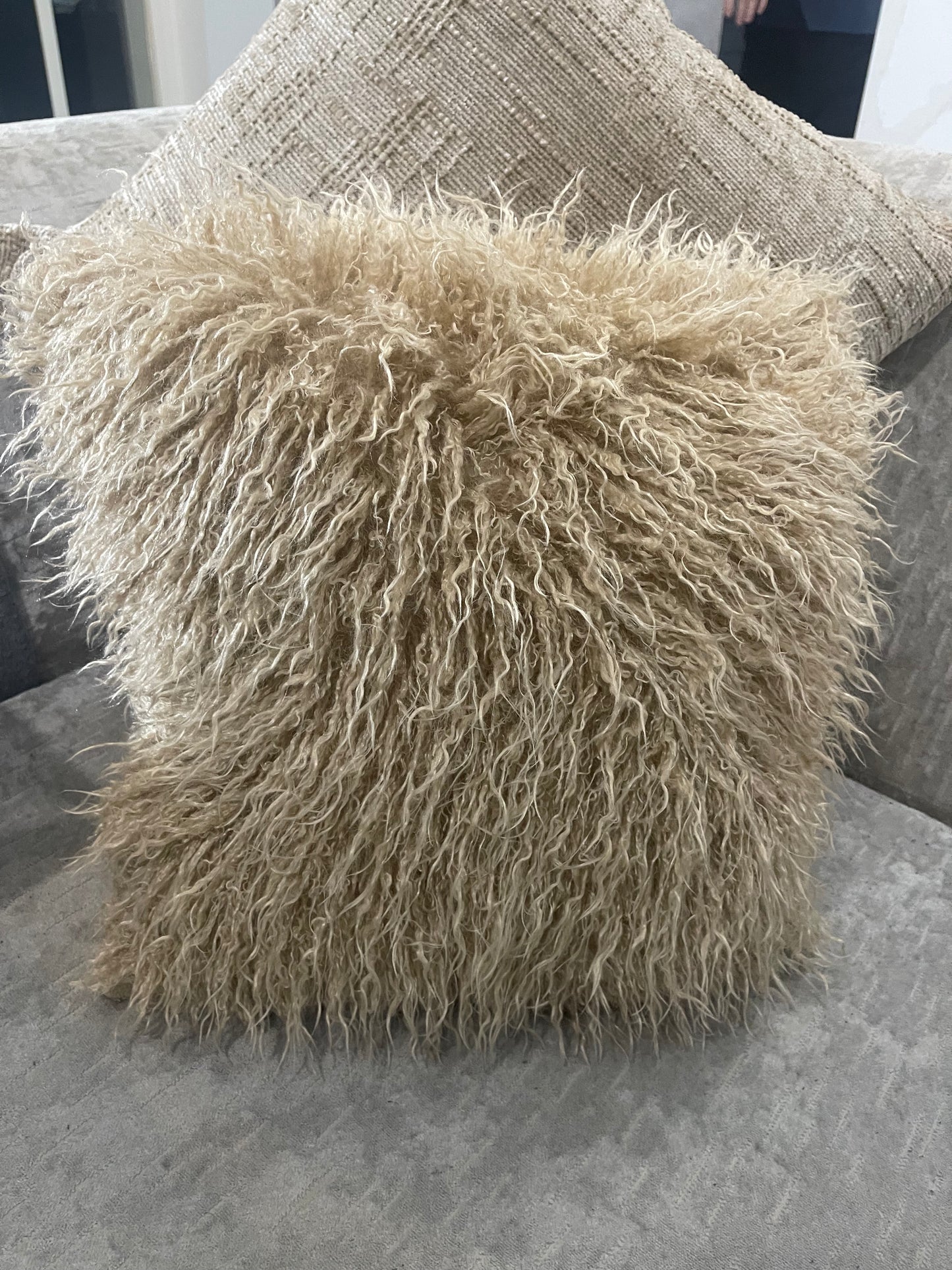 Beige Mongolian