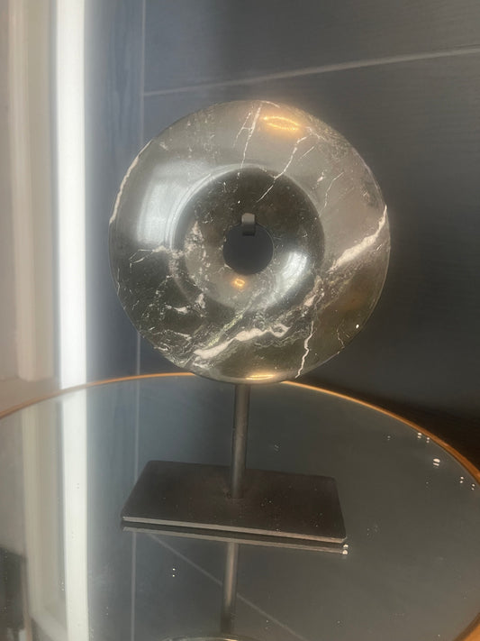 Black marble mini disk